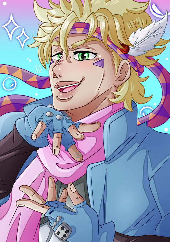 Caesar Zeppeli (Fandom Print) - JJBA