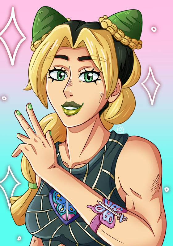 Jolyne Cujoh (Fandom Print) - JJBA