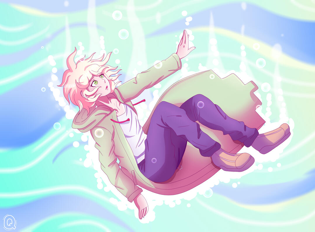 Nagito Komaeda (Waves) - Dangaronpa