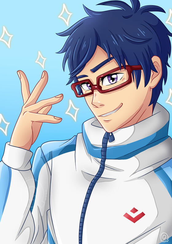 Rei Ryugazaki (Fandom Prints) - Free! Iwatobi Swim Club