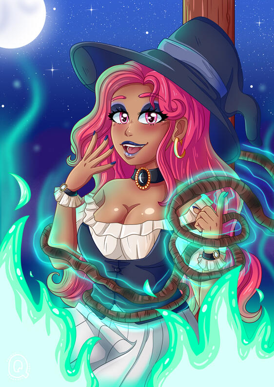 Salem Witch - Original Print