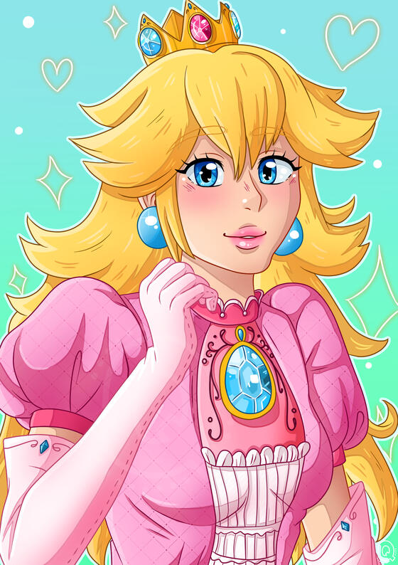 Princess Peach (Fandom Prints) - Super Mario