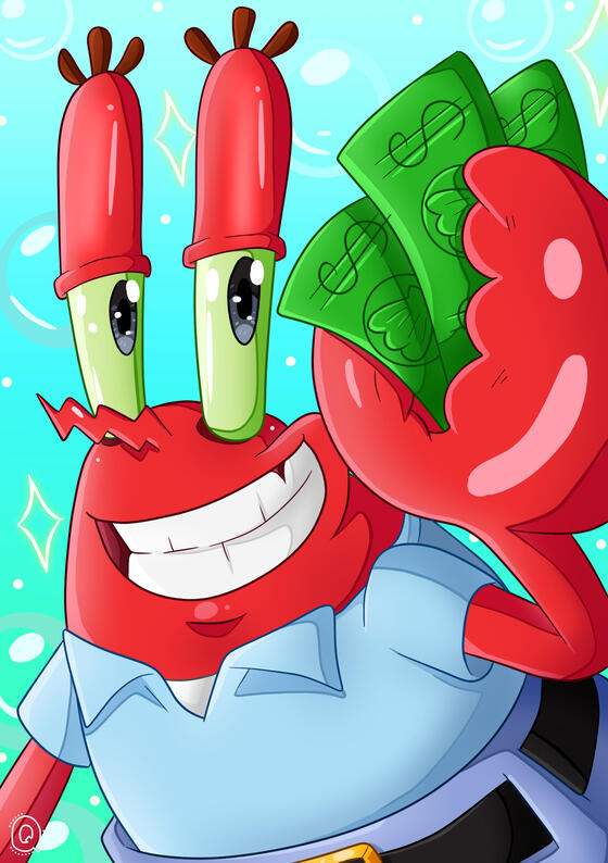 Mr Krabs (Fandom Prints) - Spongebob