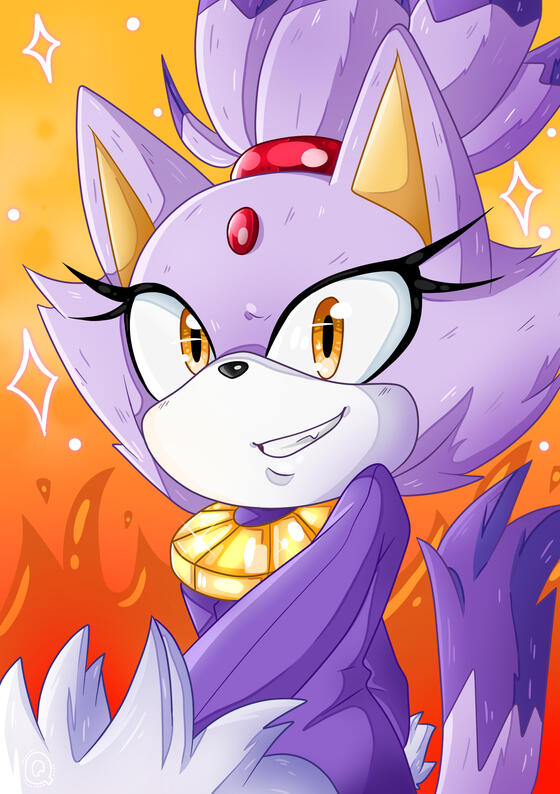Blaze the Cat (Fandom Print) - Sonic the Hedgehog